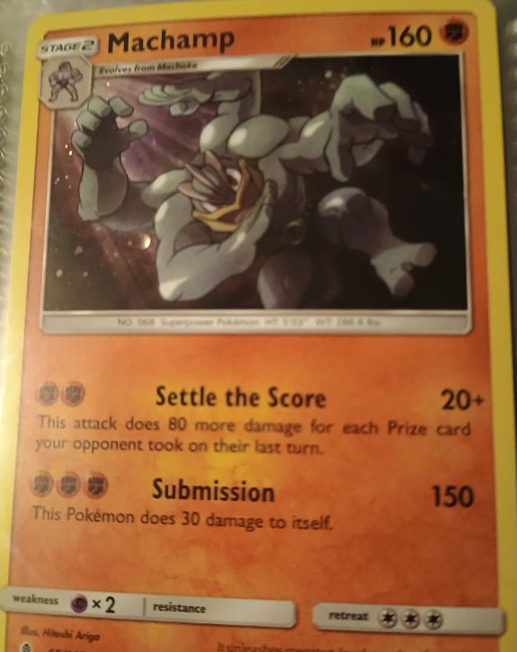 2017 Pokémon Guardians Rising #65 Machamp — front
