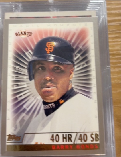 2000 Topps #476 Barry Bonds — front