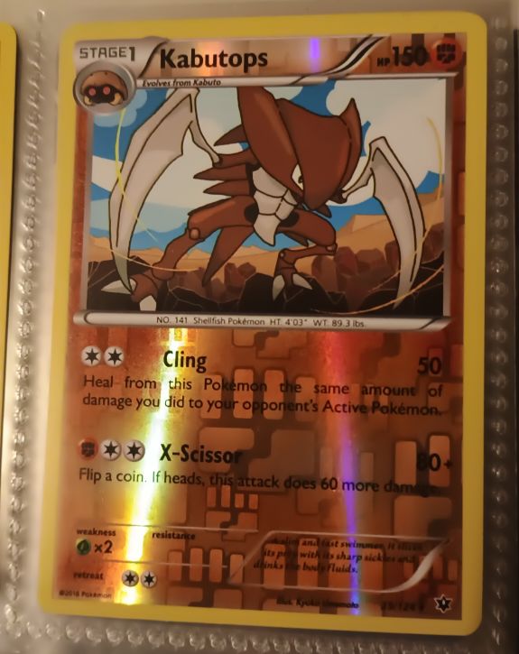 2016 Pokémon XY Fates Collide #39 Kabutops — front
