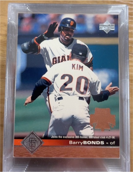 1996 Upper Deck #170 Barry Bonds — front
