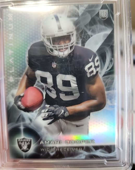 2015 Topps Platinum #114 Amari Cooper Rookie — front