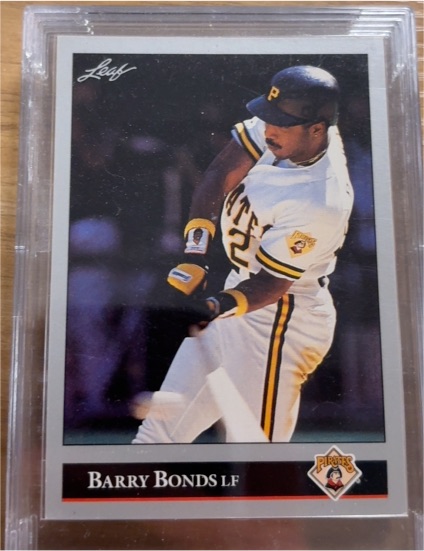 1992 Leaf #275 Barry Bonds — front