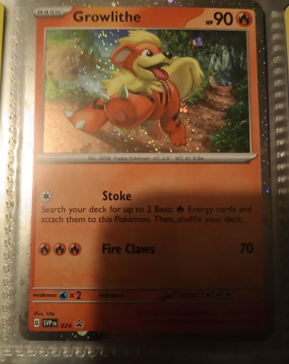 2023 Pokémon SVP #024 Growlithe — front