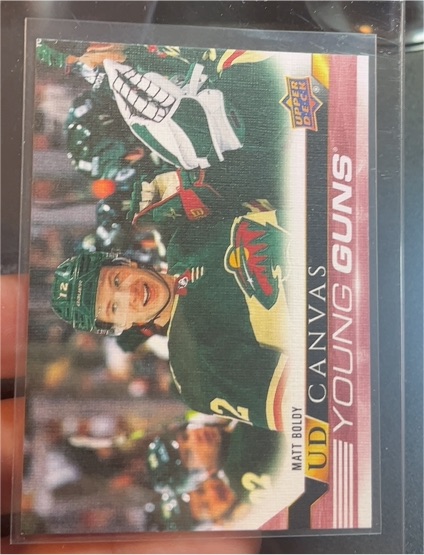 2022-23 Upper Deck Canvas Young Guns #C93 Matt Boldy — front