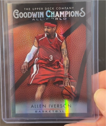 2021 Upper Deck Goodwin Champions All-World #GB-11 Allen Iverson — front