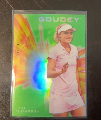 2021 Upper Deck Goodwin Champions Goudey Platinum #G3 Lexi Thompson — front