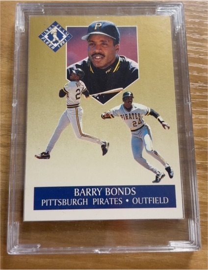 1991 Fleer Ultra #1 Barry Bonds — front