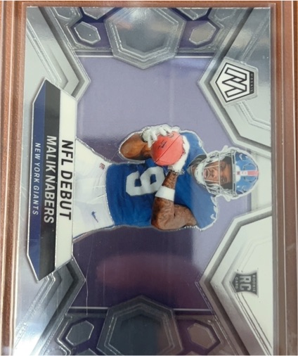 2024 Panini Mosaic #284 Malik Nabers NFL Debut — front