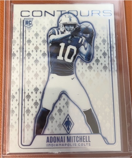 2024 Panini Phoenix #CON-AML Adonai Mitchell — front