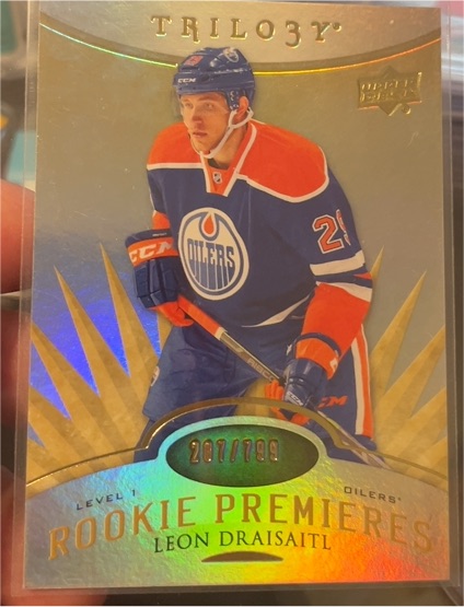 2014-15 Upper Deck Trilogy Rookie Premieres Level 1 #101 Leon Draisaitl — front