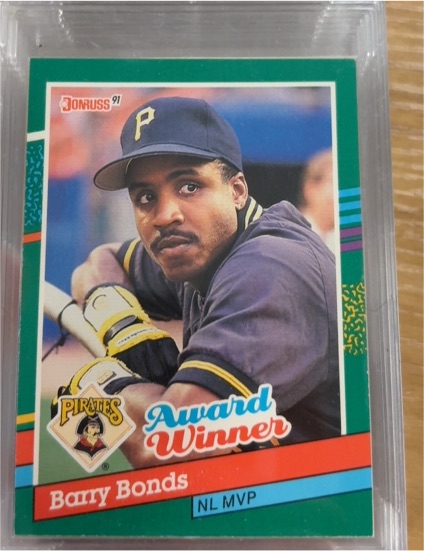 1991 Donruss #762 Barry Bonds Award Winner NL MVP — front
