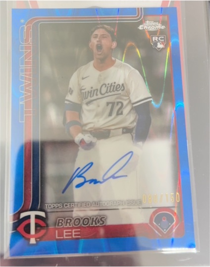 2025 Topps Chrome #RA-BL Brooks Lee — front