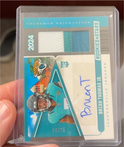 2024 Panini Rookies & Stars Freshman Orientation #FO-BTJ Brian Thomas Jr. — front