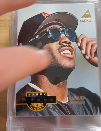 1994 Pinnacle #26 Barry Bonds — front