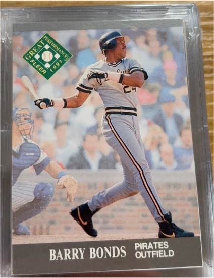 1991 Fleer Ultra #391 Barry Bonds — front