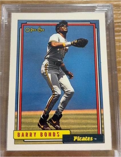 1992 O-Pee-Chee #380 Barry Bonds — front