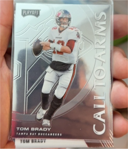 2020 Panini Playoff #CA-1 Tom Brady Call to Arms — front