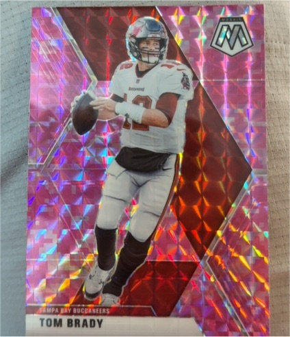 2020 Panini Mosaic Pink Camo #135 Tom Brady — front