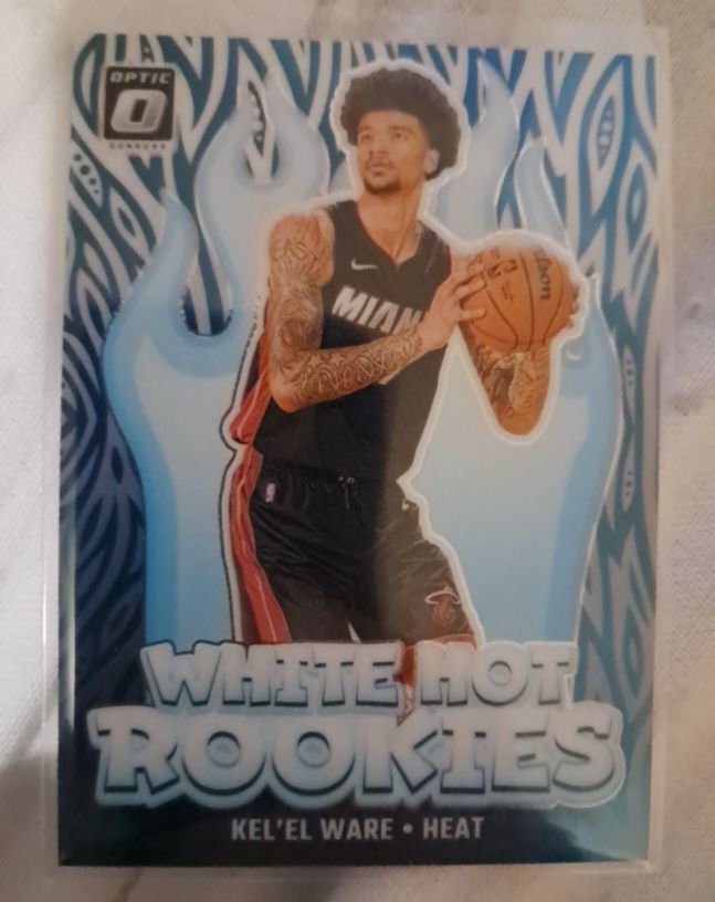 2024-25 Donruss Optic #5 Kel'el Ware White Hot Rookies — front