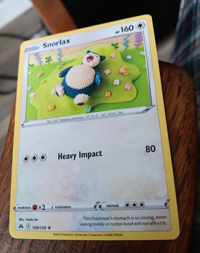2023 Pokémon Crown Zenith #109 Snorlax — front