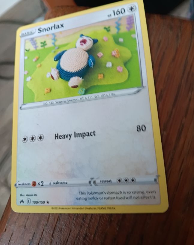 2023 Pokémon TCG Crown Zenith #109 Snorlax — front