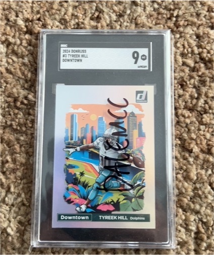 2024 Donruss #3 Tyreek Hill Downtown — front