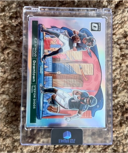 2024 Panini Donruss Optic Downtown Duos #5 C.J. Stroud / Stefon Diggs — front