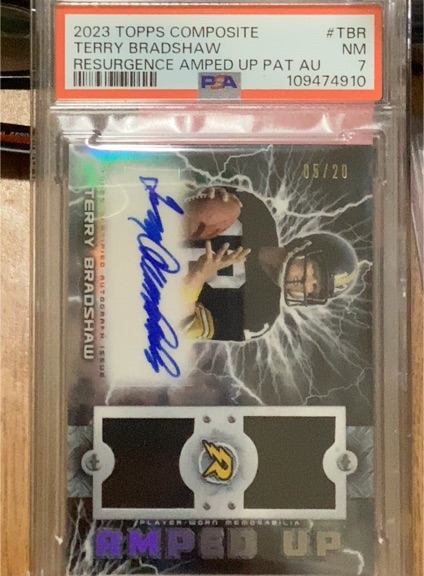 2023 Topps Composite #TBR Terry Bradshaw Resurgence Amped Up — front
