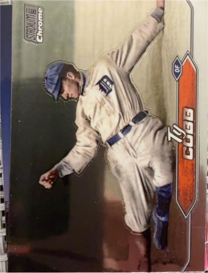 2024 Topps Stadium Club Chrome #166 Ty Cobb — front