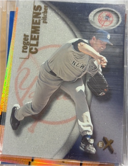 2001 Fleer E-X #21 Roger Clemens — front