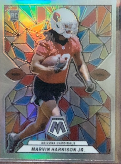 2024 Panini Mosaic Stained Glass #20 Marvin Harrison Jr. — front