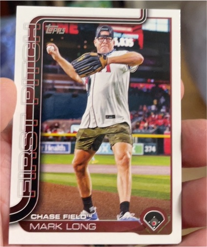 2025 Topps Series 2 First Pitch #FP2-5 Mark Long — front