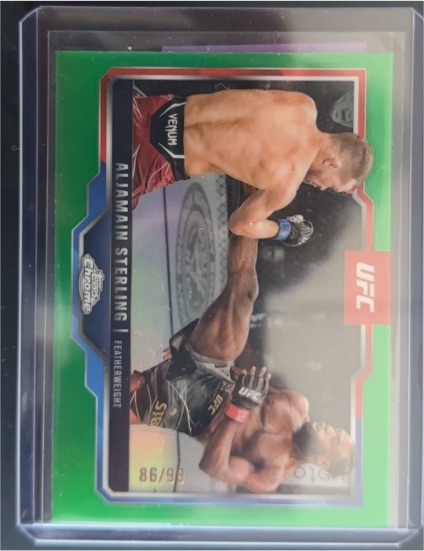 2025 Topps Chrome UFC #64 Aljamain Sterling — front