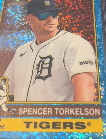 2025 Topps Heritage Chrome #81 Spencer Torkelson — front