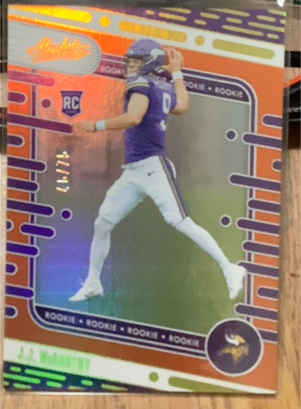 2024 Panini Absolute #110 J.J. McCarthy — front