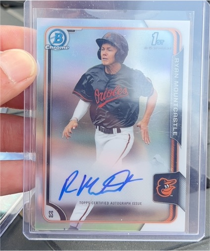 2015 Bowman Chrome Draft #80 Ryan Mountcastle — front
