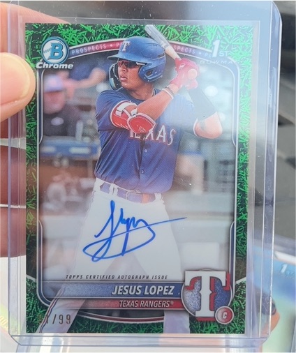 2025 Bowman Chrome #CPA-JLO Jesus Lopez — front