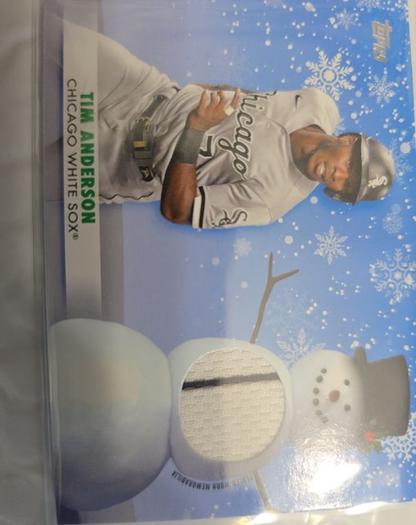 2021 Topps Holiday #WRC-TA Tim Anderson — front