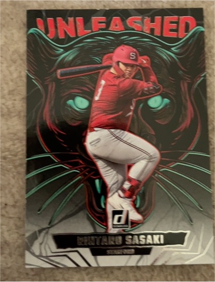 2025 Donruss Unleashed #6 Rintaro Sasaki — front