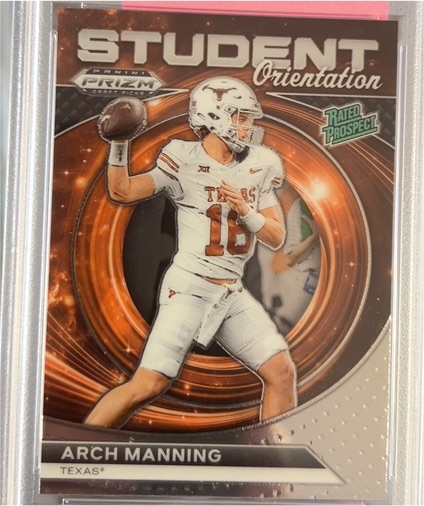 2024 Panini Prizm Draft Picks #SO-AM Arch Manning Student Orientation — front