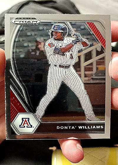 2021 Panini Prizm Draft Picks #PDP106 Donta' Williams — front