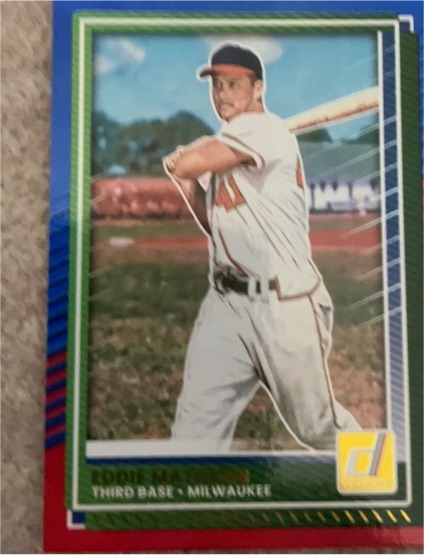 2025 Donruss #67 Eddie Mathews Milwaukee Braves — front