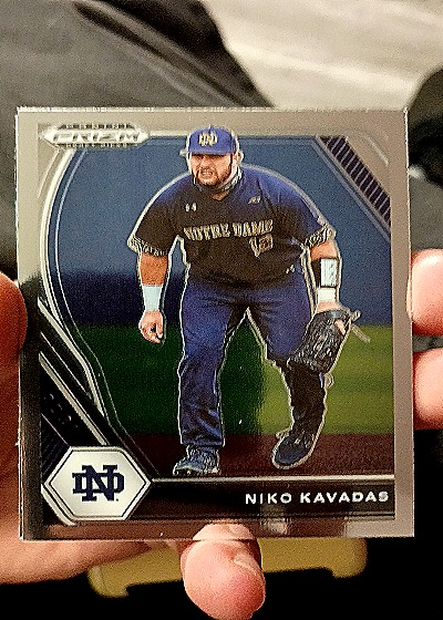 2021 Panini Prizm Draft Picks #PDP204 Niko Kavadas — front