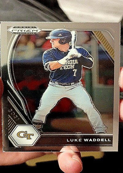 2021 Panini Prizm Draft Picks #PDP157 Luke Waddell — front