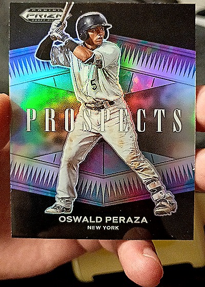 2021 Panini Prizm Draft Picks #P-OP Oswald Peraza Prospects — front