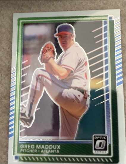 2025 Panini Donruss Optic #9 Greg Maddux — front