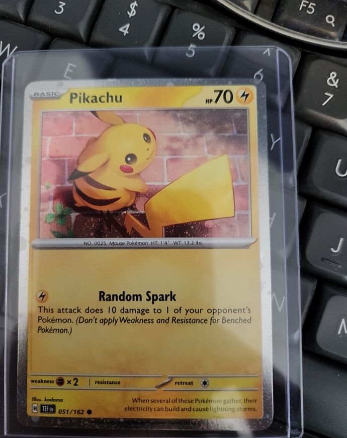 2024 Pokémon Temporal Forces #051 Pikachu — front