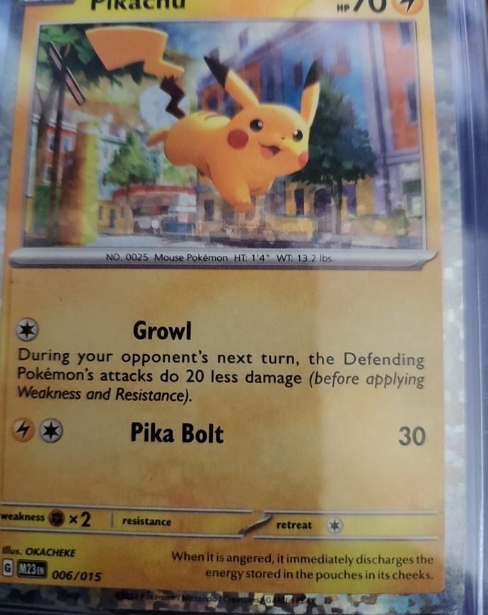 2023 Pokémon McDonald's #006 Pikachu — front
