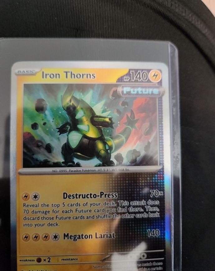 2024 Pokémon TCG Scarlet & Violet Temporal Forces #62 Iron Thorns — front