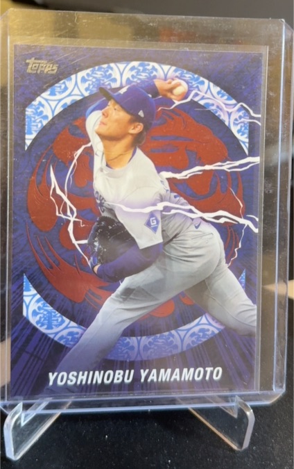 2025 Topps Tokyo Series World Tour Domination #WTD-9 Yoshinobu Yamamoto — front
